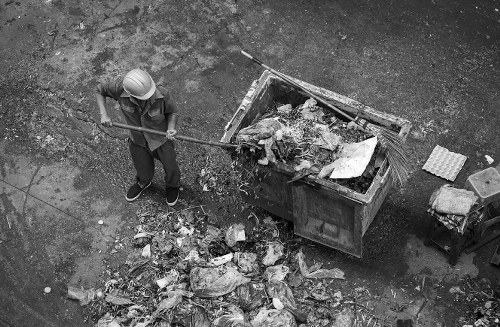 Commercial waste removal service in Sidcup office setting