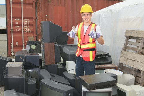 Professional office clearance team at work in Sidcup